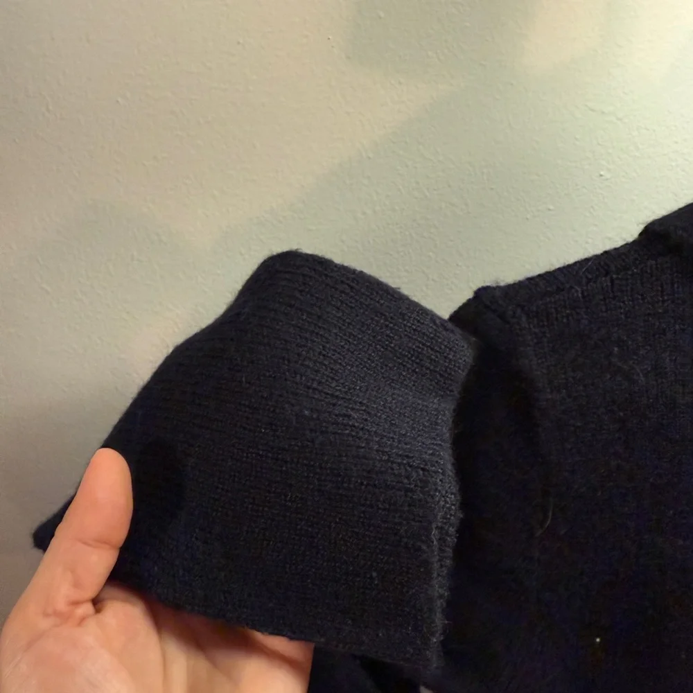 J. Crew Navy classic‎ cowlneck Cardigan